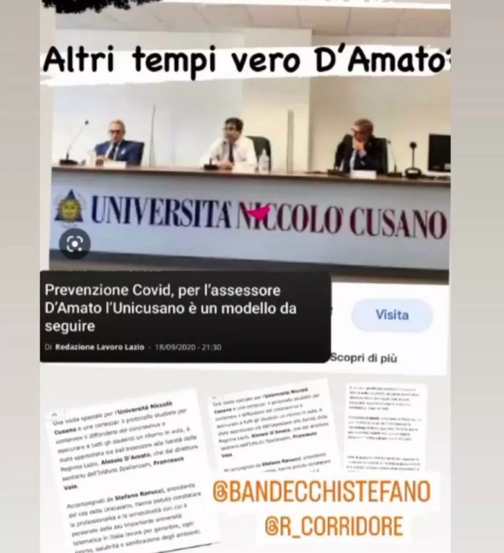 Lazio, Bandecchi risponde ad attacchi D’Amato: D’Amato già condannato, io solo indagato. Per decenza eviti di parlare di noi